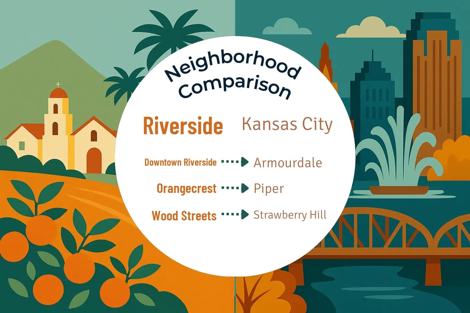 Riverside vs Kansas City Neighborhood Comparison