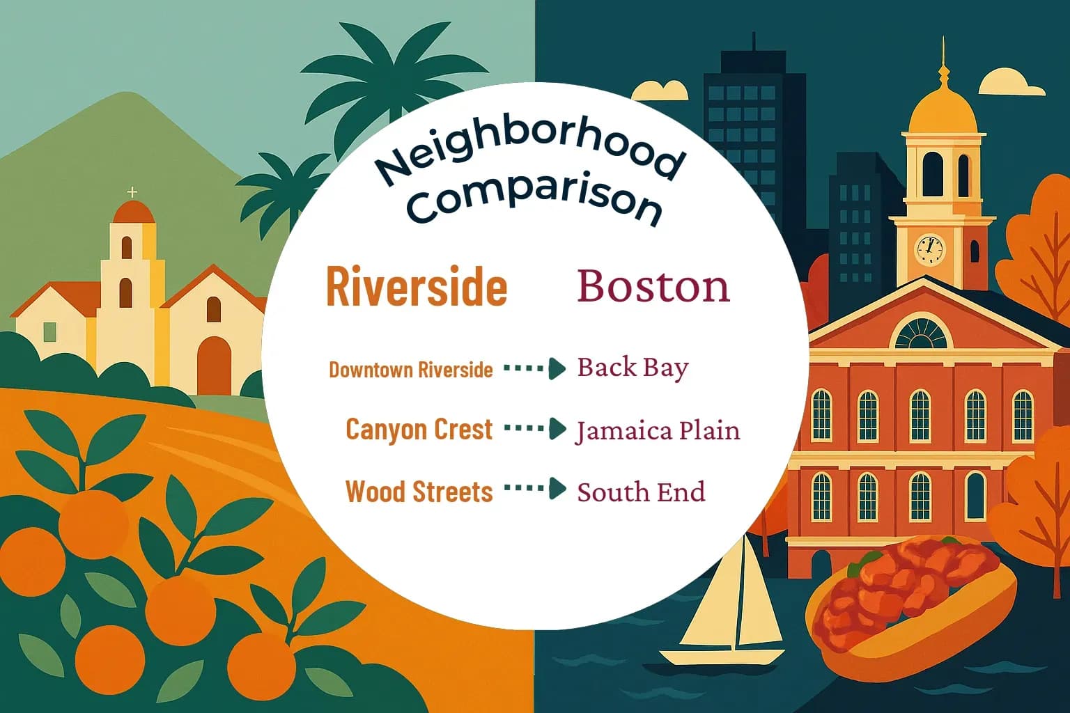 Riverside vs Boston Neighborhood Comparison