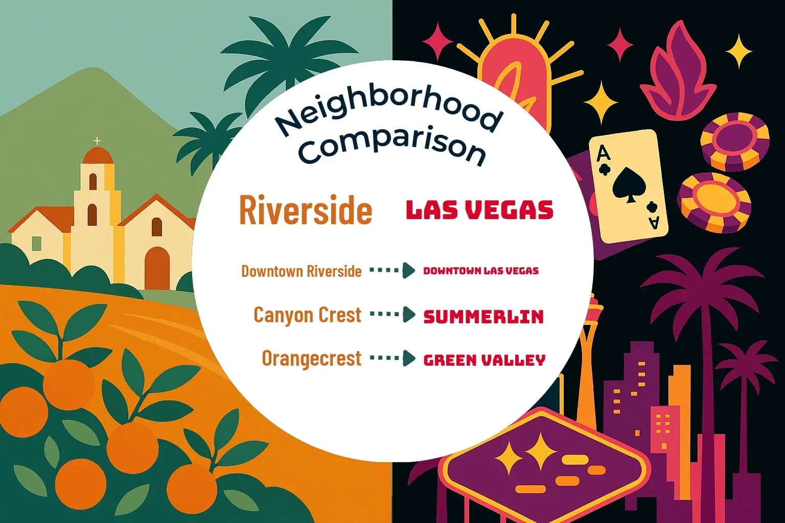 Riverside vs Las Vegas Neighborhood Comparison