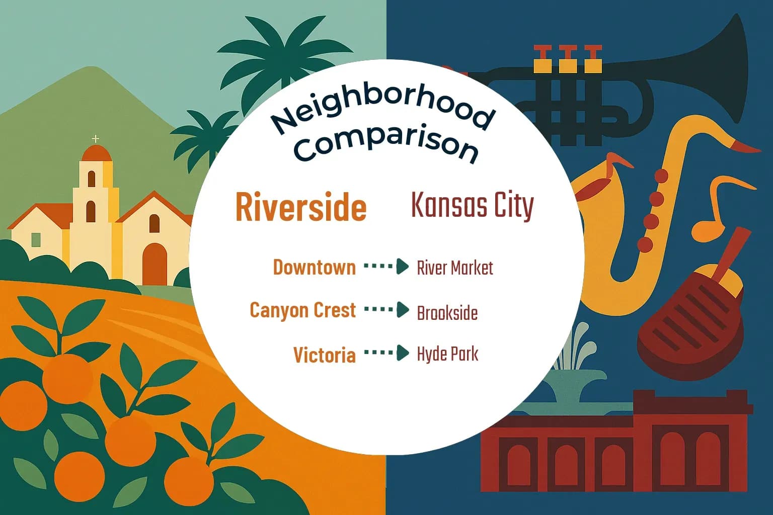 Riverside vs Kansas City Neighborhood Comparison