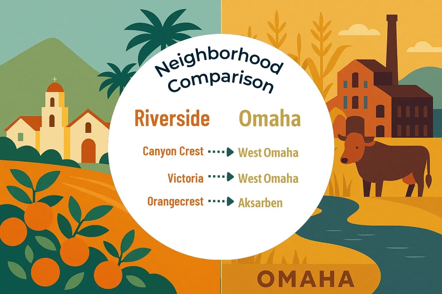 Riverside vs Omaha Neighborhood Comparison