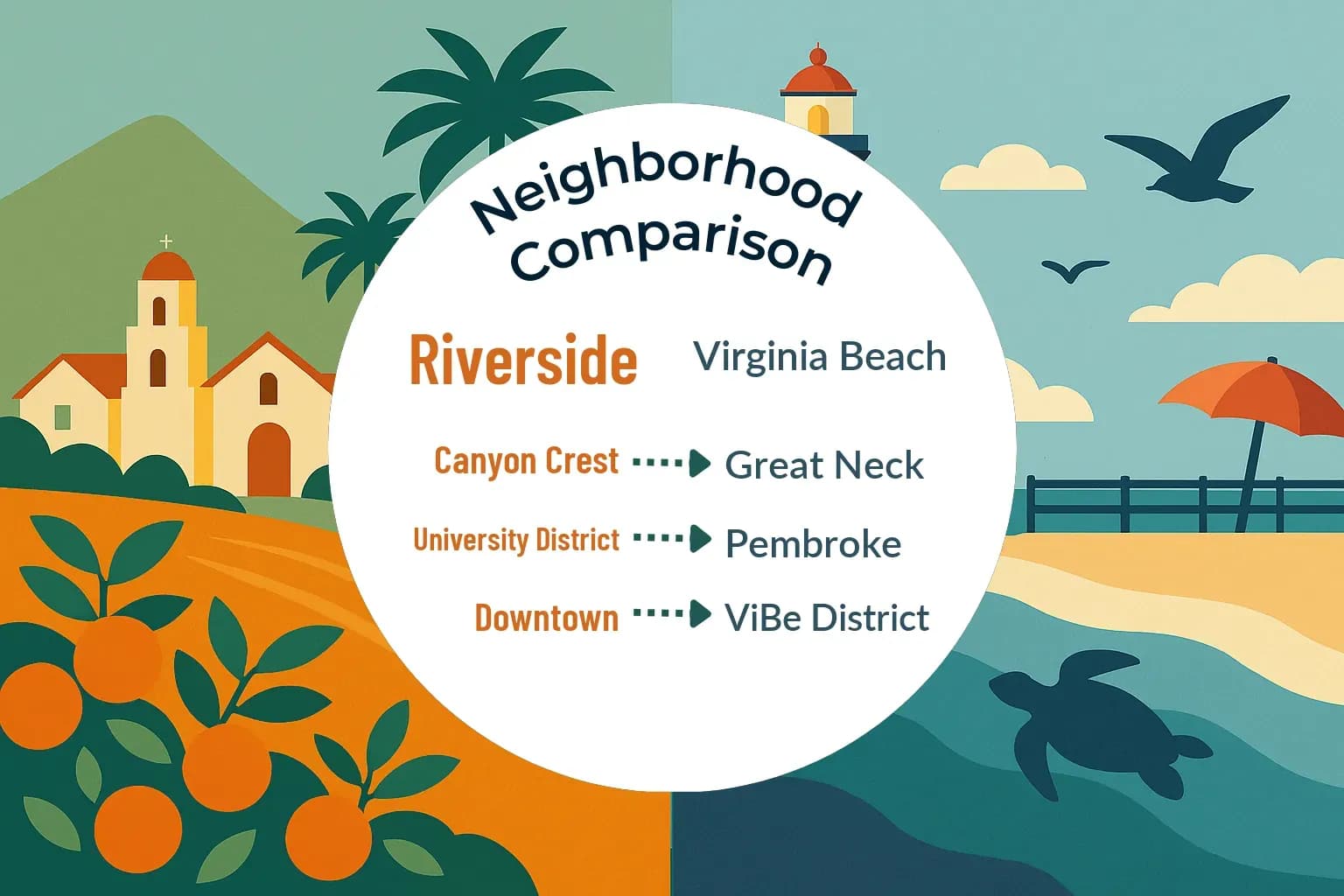 Riverside vs Virginia Beach Neighborhood Comparison
