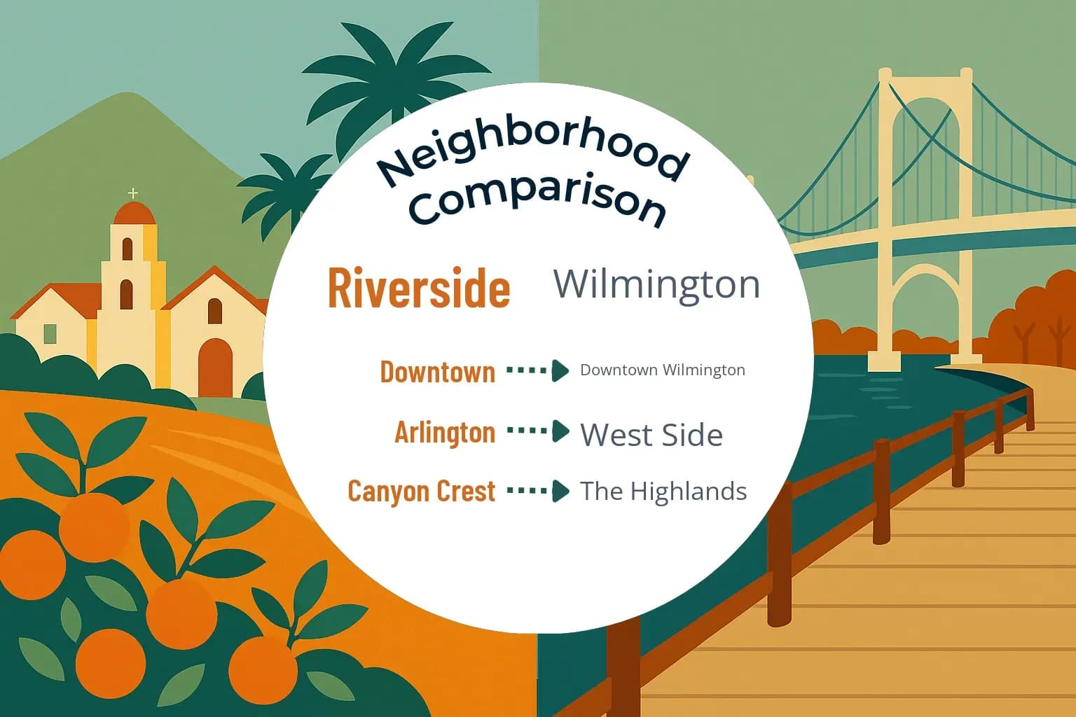 Riverside vs Wilmington Neighborhood Comparison