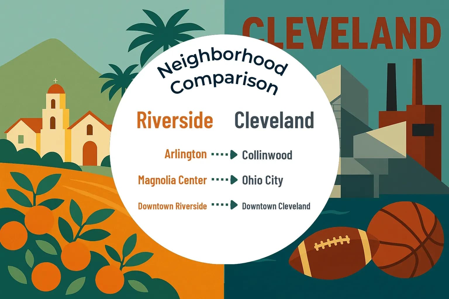 Riverside vs Cleveland Neighborhood Comparison