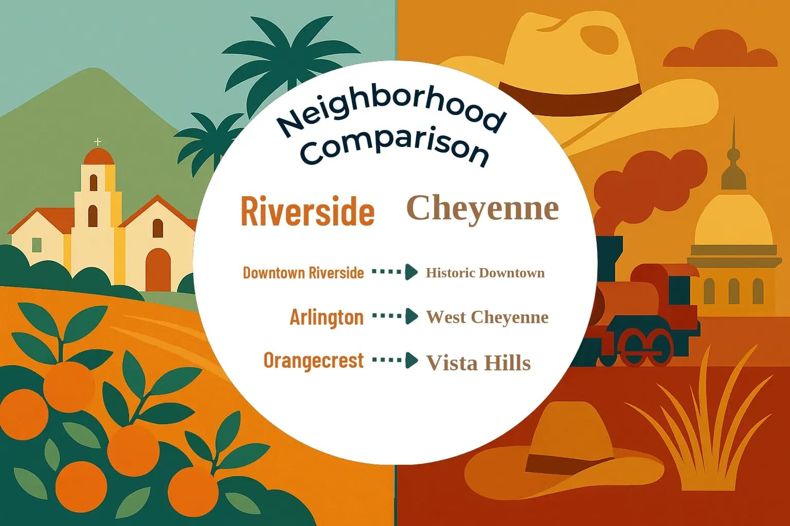 Riverside vs Cheyenne Neighborhood Comparison
