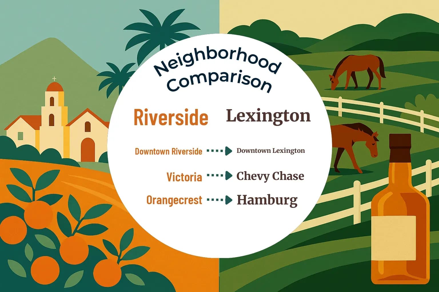 Riverside vs Lexington Neighborhood Comparison