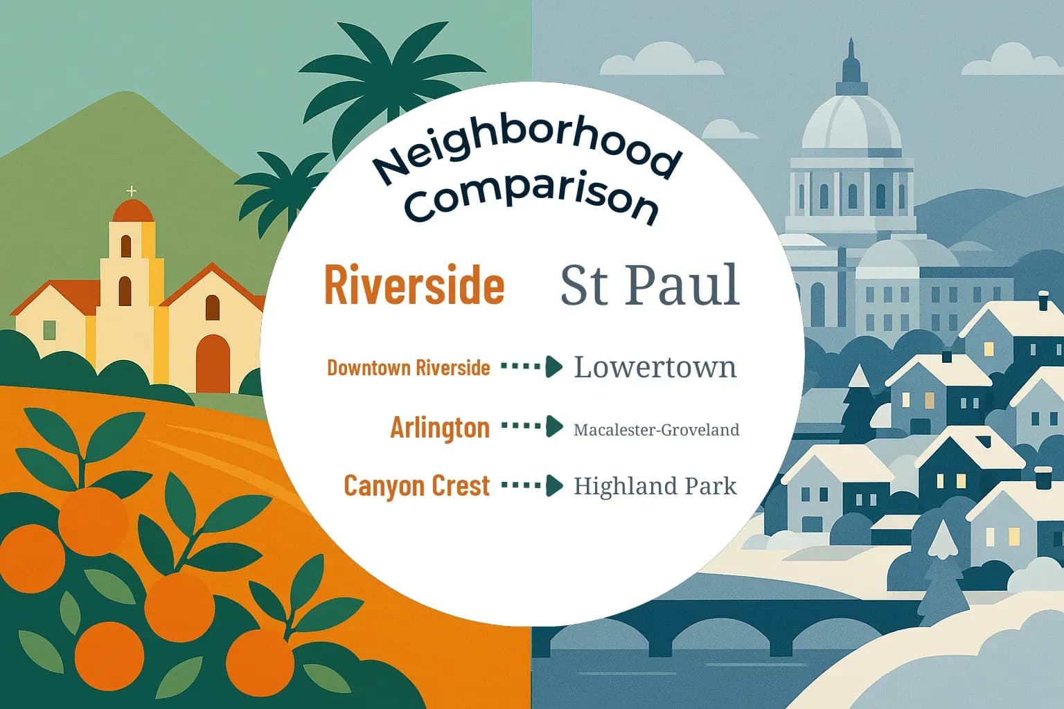 Riverside vs St. Paul Neighborhood Comparison