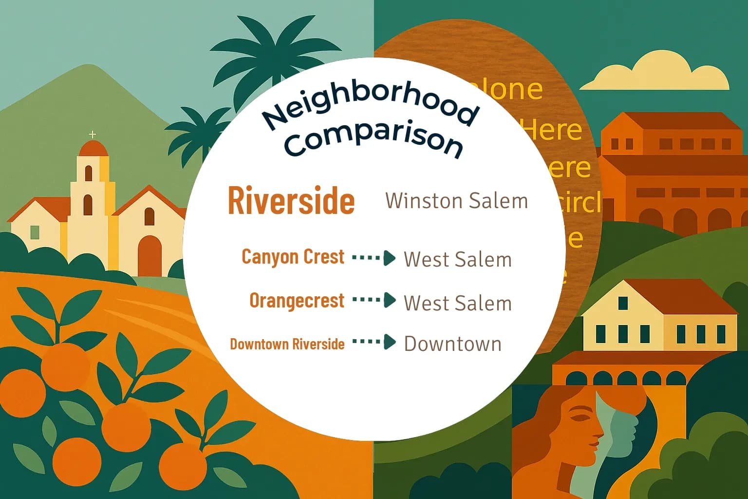 Riverside vs Winston Salem Neighborhood Comparison