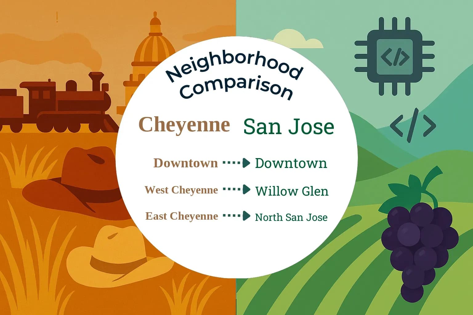 Cheyenne vs San Jose Neighborhood Comparison