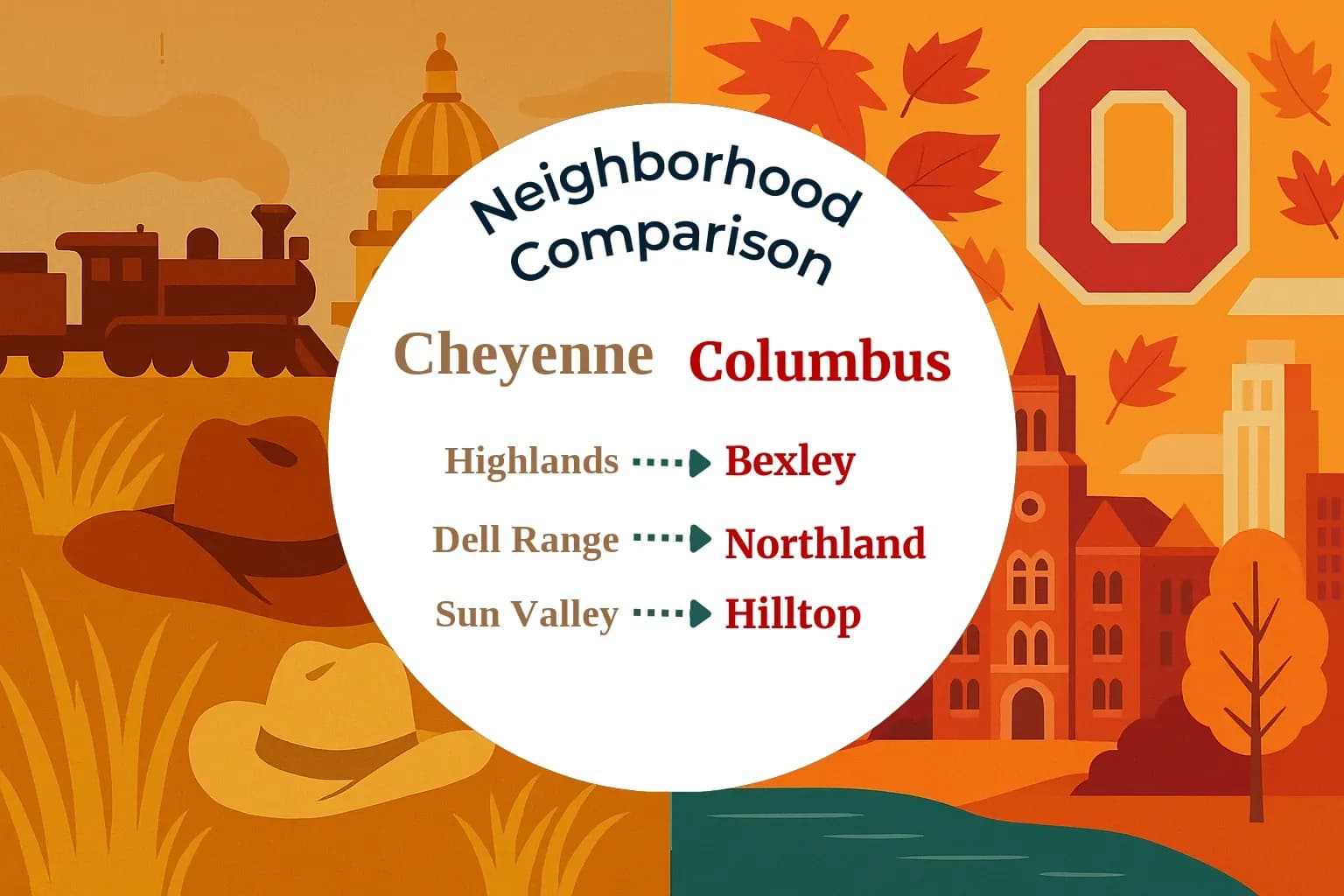 Cheyenne vs Columbus Neighborhood Comparison