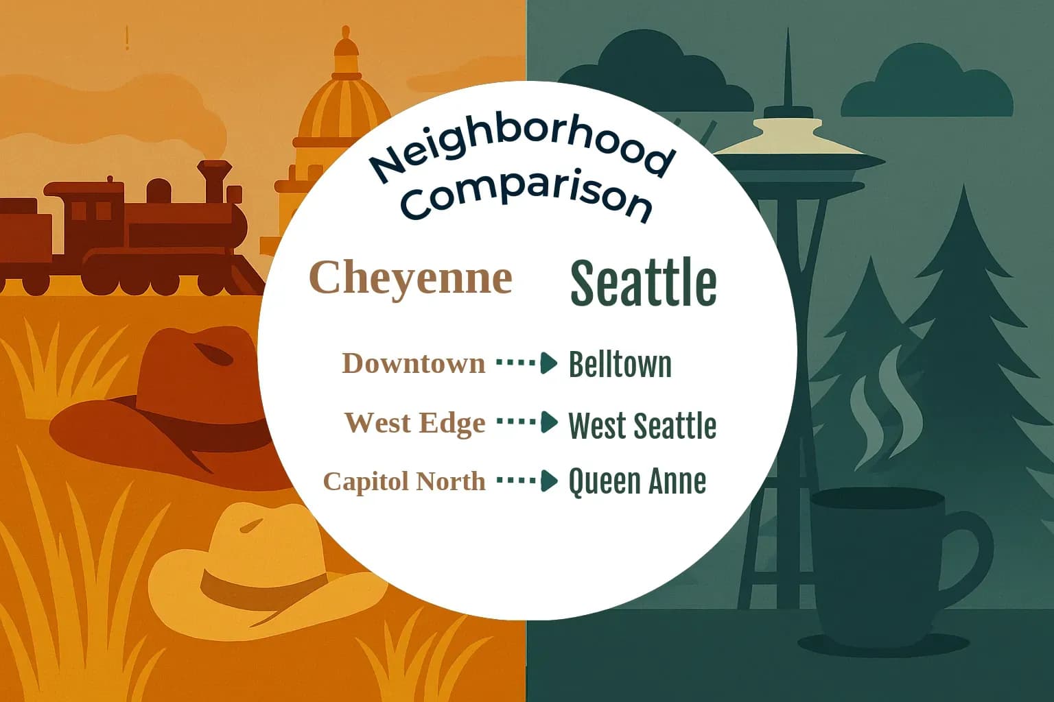 Cheyenne vs Seattle Neighborhood Comparison