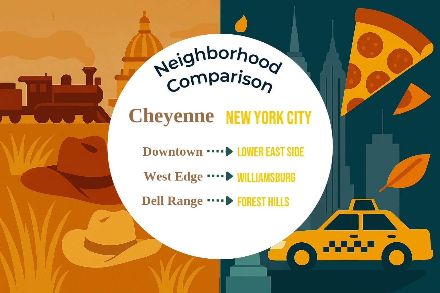 Cheyenne vs New York City Neighborhood Comparison