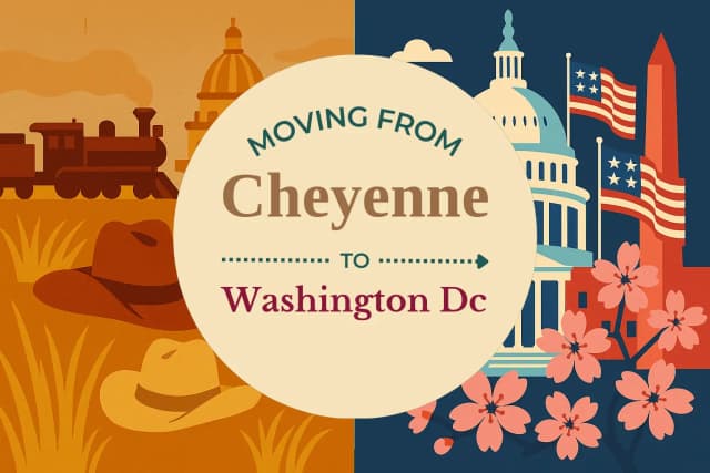 Moving from Cheyenne to Washington DC