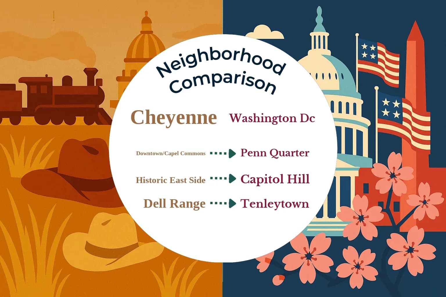 Cheyenne vs Washington DC Neighborhood Comparison