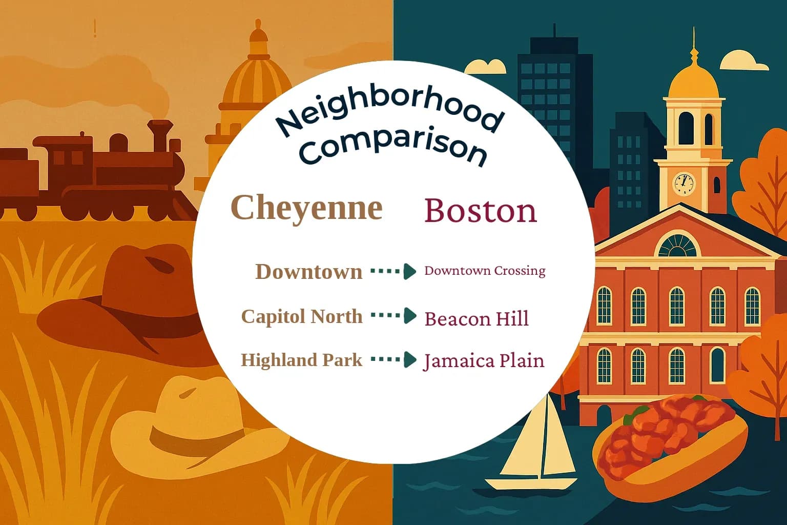 Cheyenne vs Boston Neighborhood Comparison