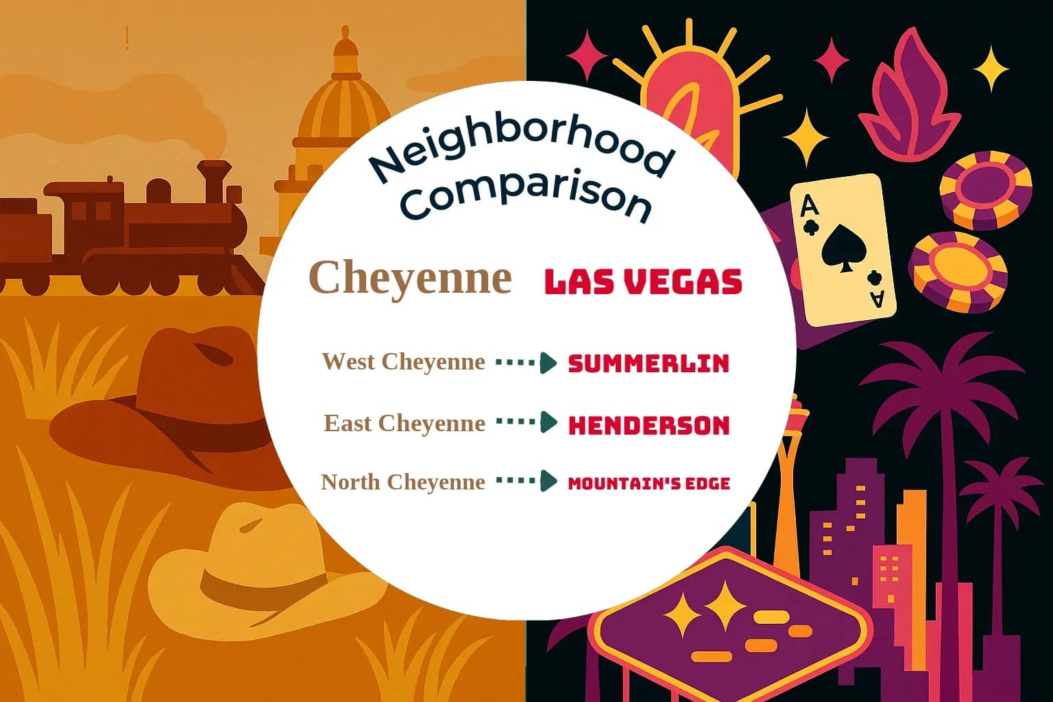 Cheyenne vs Las Vegas Neighborhood Comparison