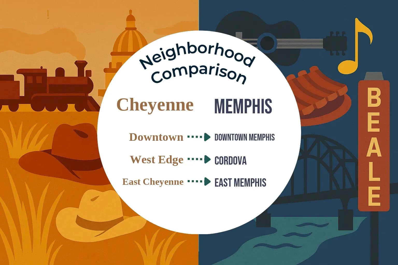 Cheyenne vs Memphis Neighborhood Comparison