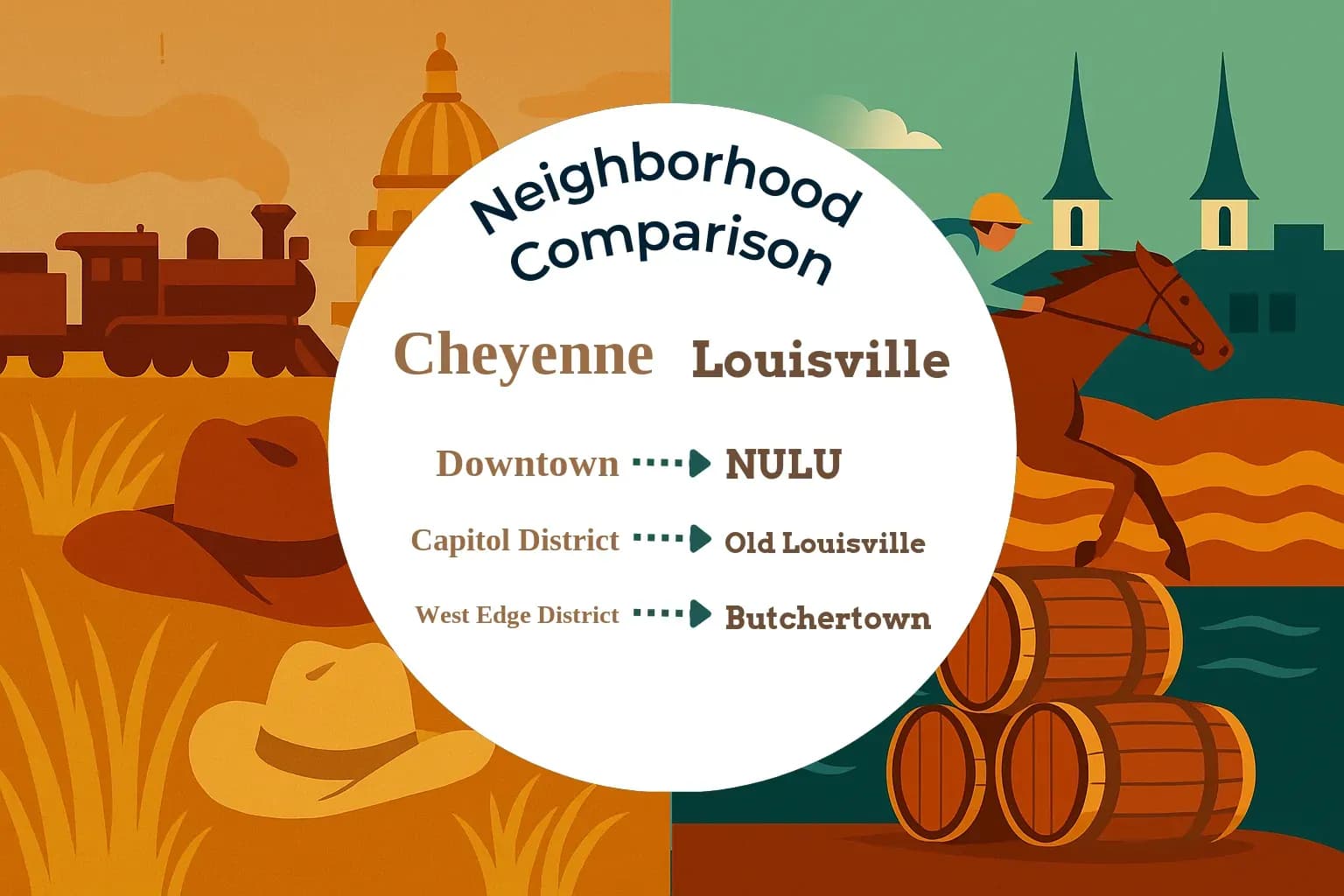 Cheyenne vs Louisville Neighborhood Comparison