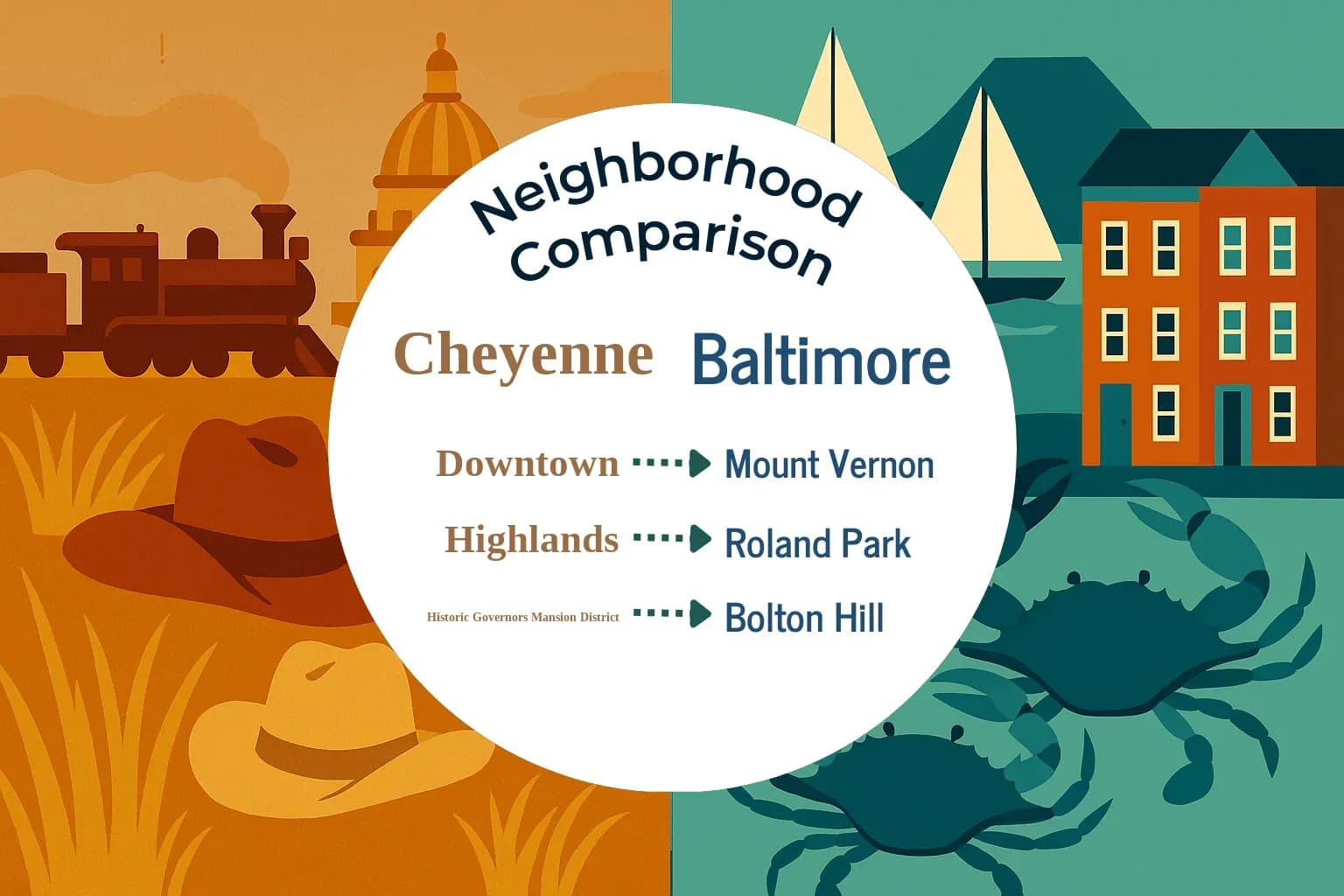 Cheyenne vs Baltimore Neighborhood Comparison
