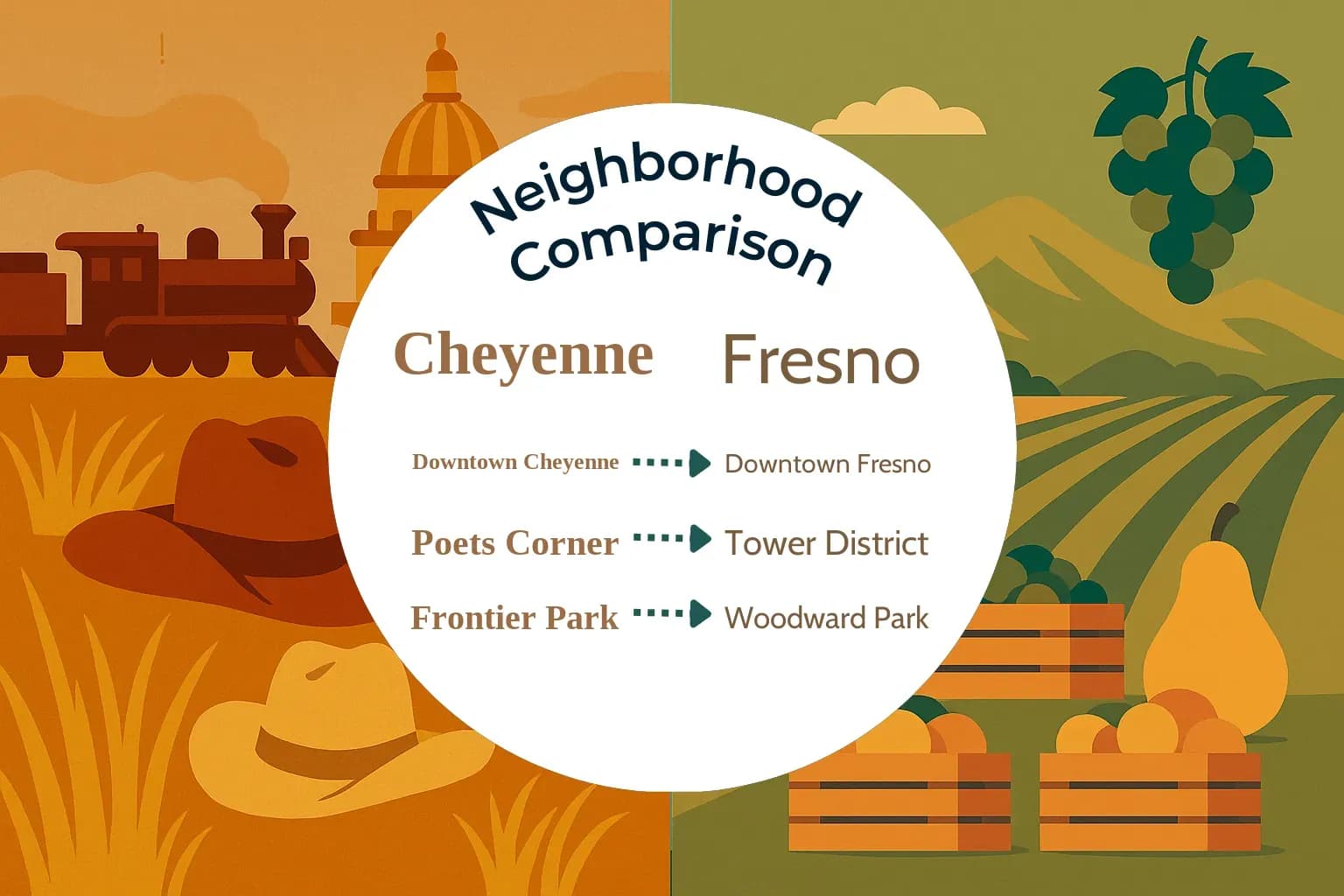 Cheyenne vs Fresno Neighborhood Comparison