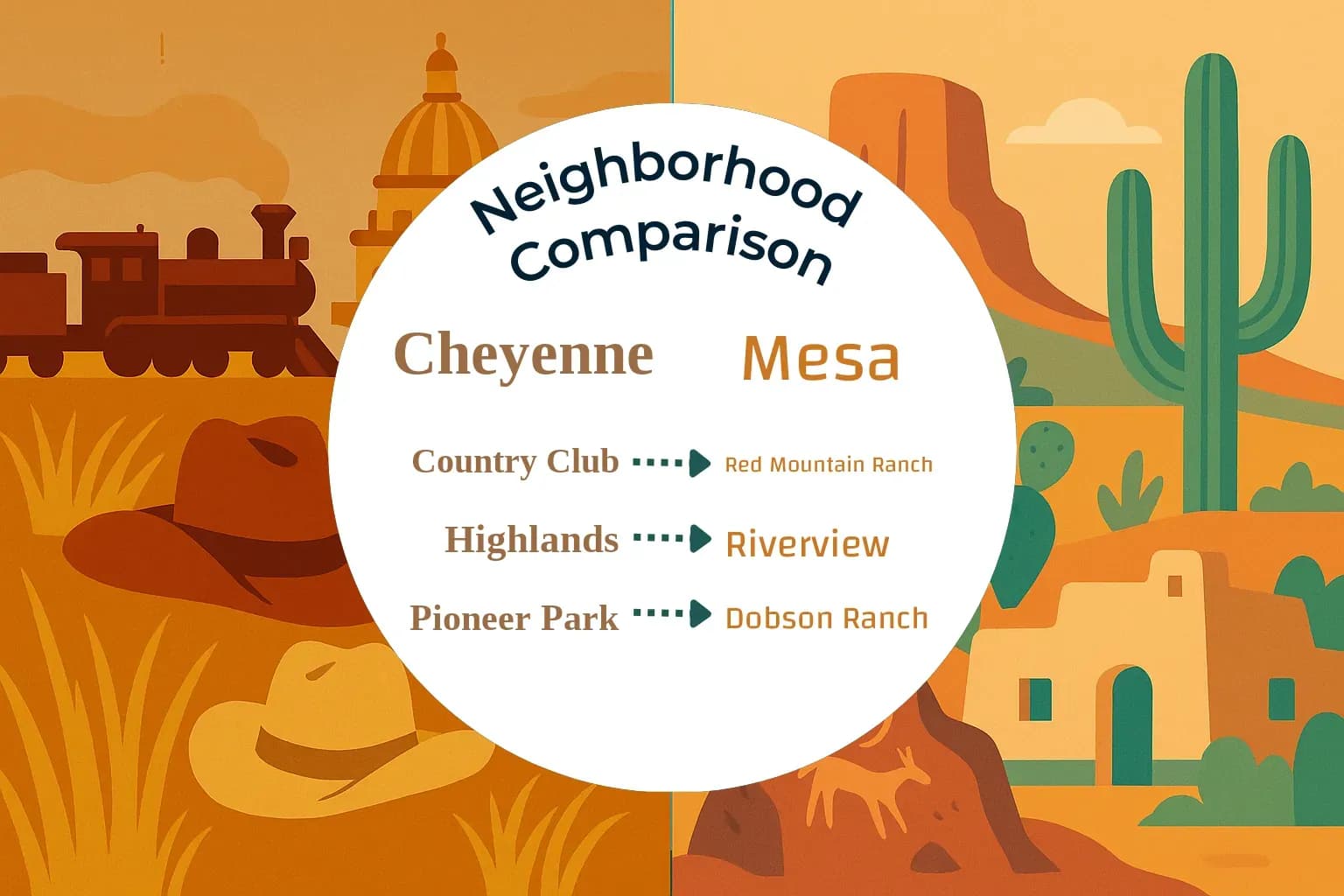 Cheyenne vs Mesa Neighborhood Comparison