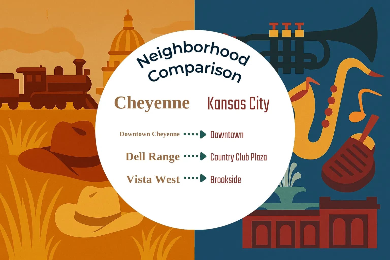 Cheyenne vs Kansas City Neighborhood Comparison