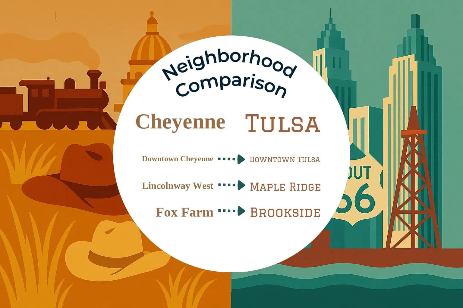 Cheyenne vs Tulsa Neighborhood Comparison