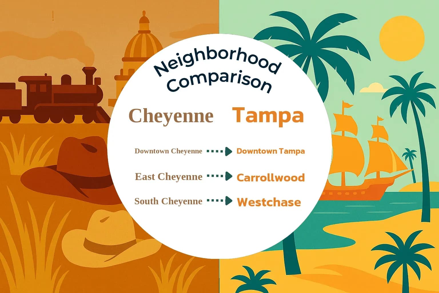 Cheyenne vs Tampa Neighborhood Comparison