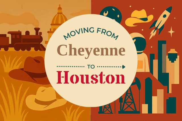 Moving from Cheyenne to Houston