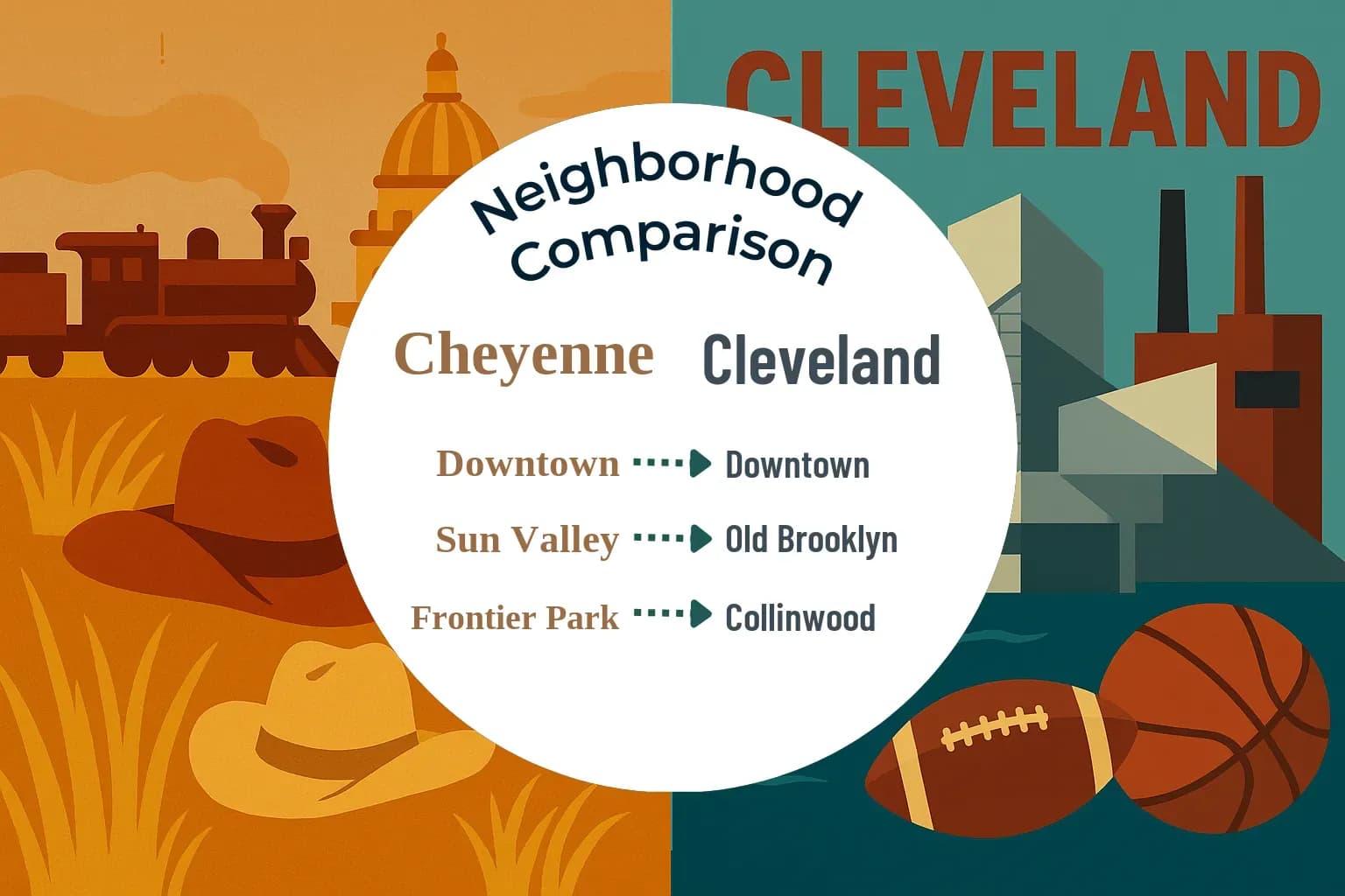 Cheyenne vs Cleveland Neighborhood Comparison