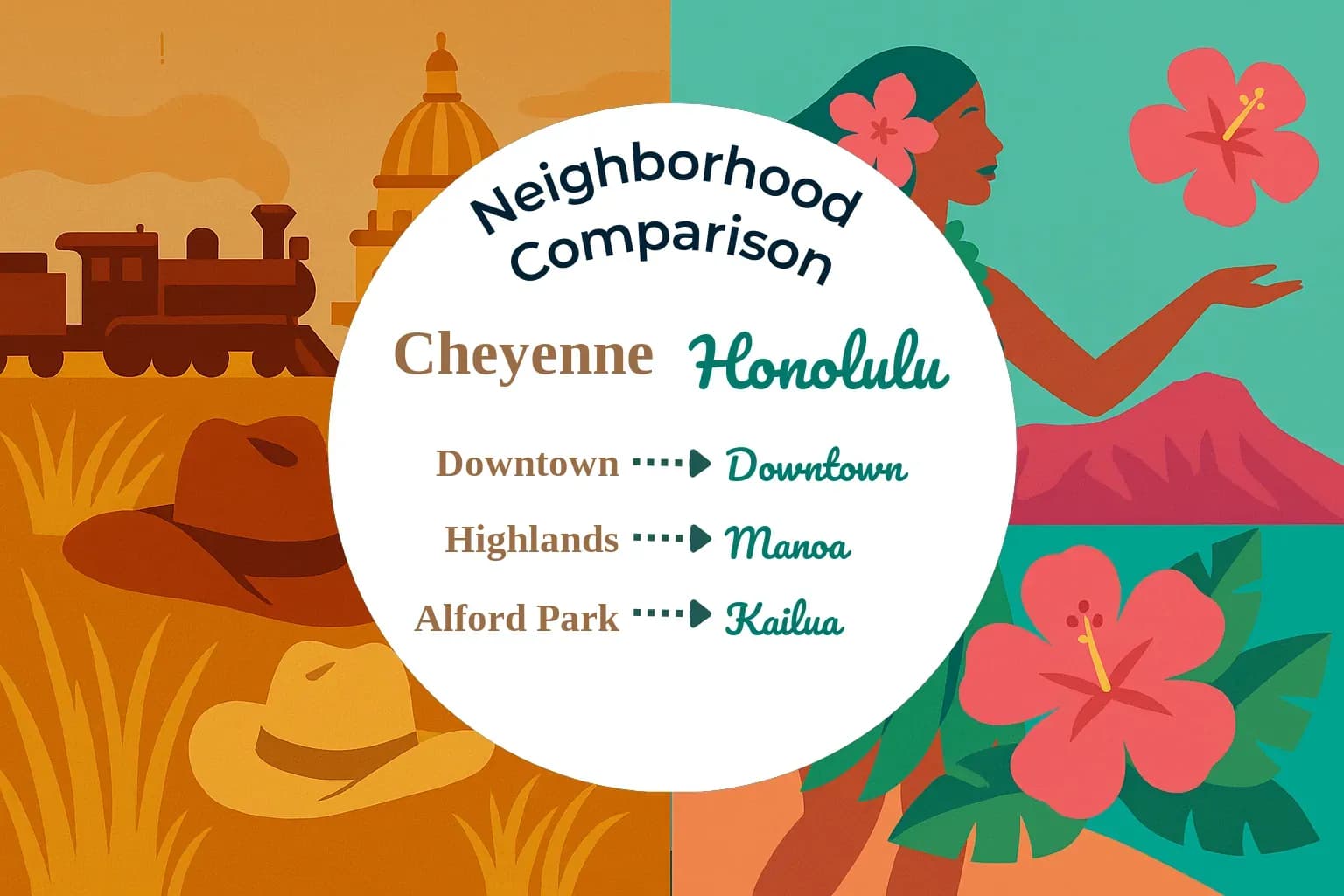 Cheyenne vs Honolulu Neighborhood Comparison