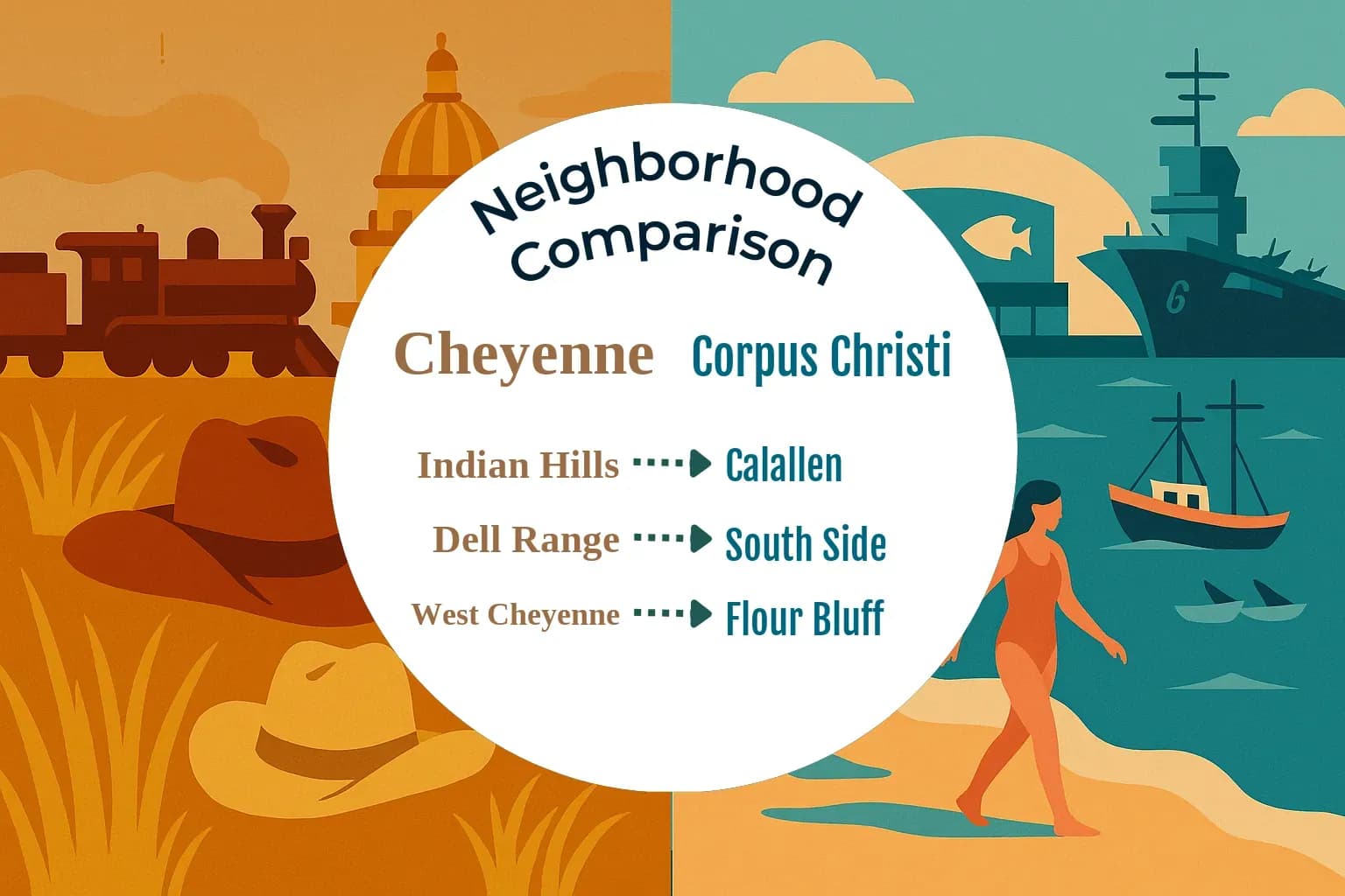 Cheyenne vs Corpus Christi Neighborhood Comparison