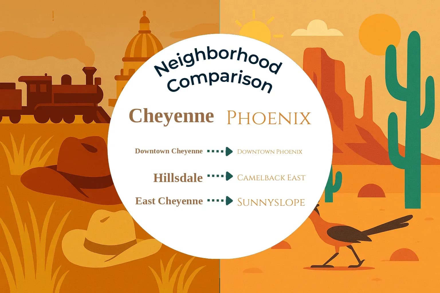 Cheyenne vs Phoenix Neighborhood Comparison