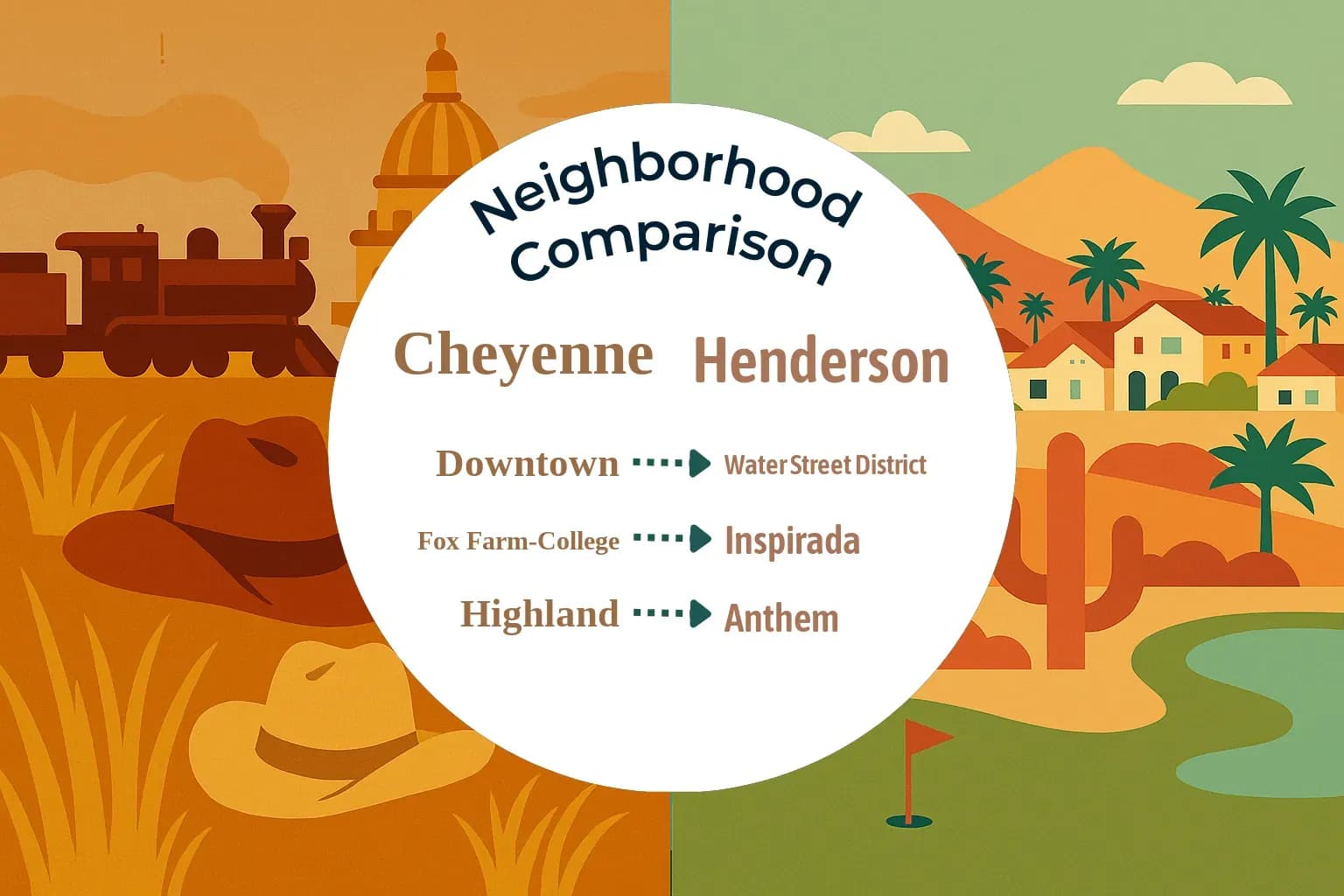 Cheyenne vs Henderson Neighborhood Comparison