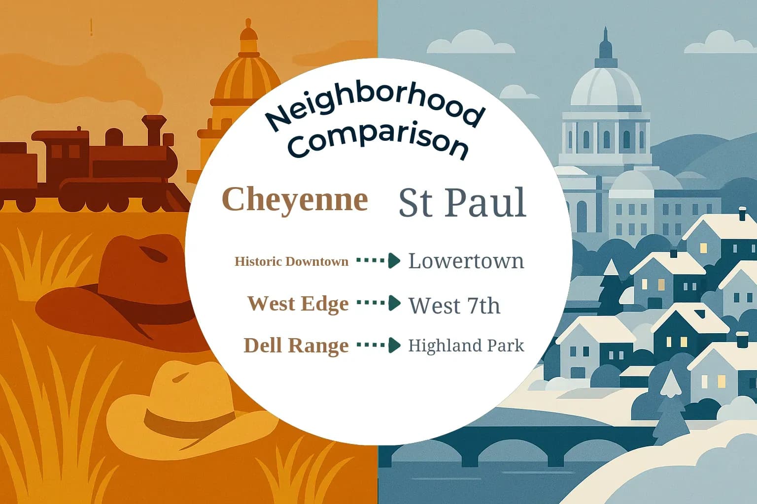 Cheyenne vs St. Paul Neighborhood Comparison