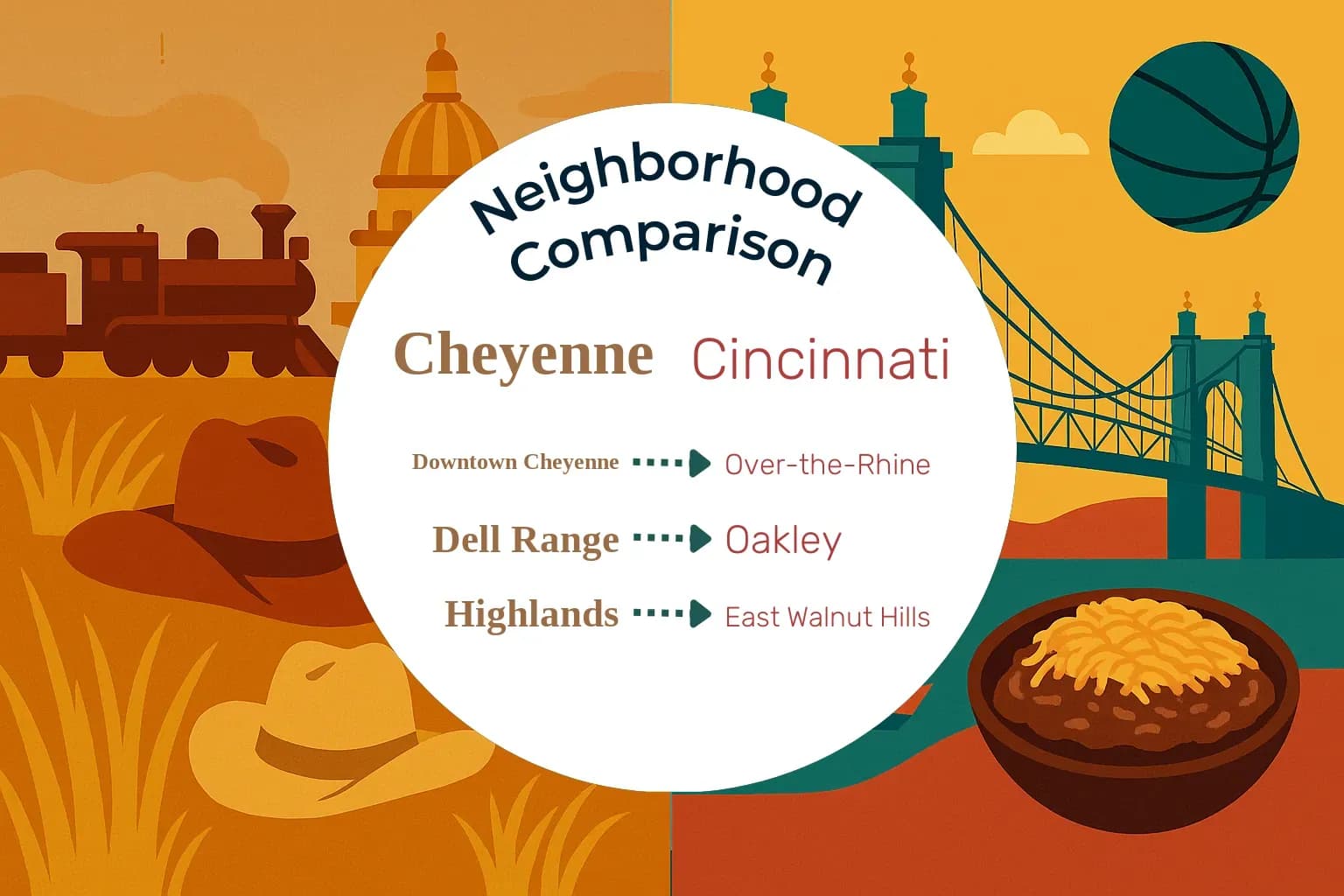 Cheyenne vs Cincinnati Neighborhood Comparison
