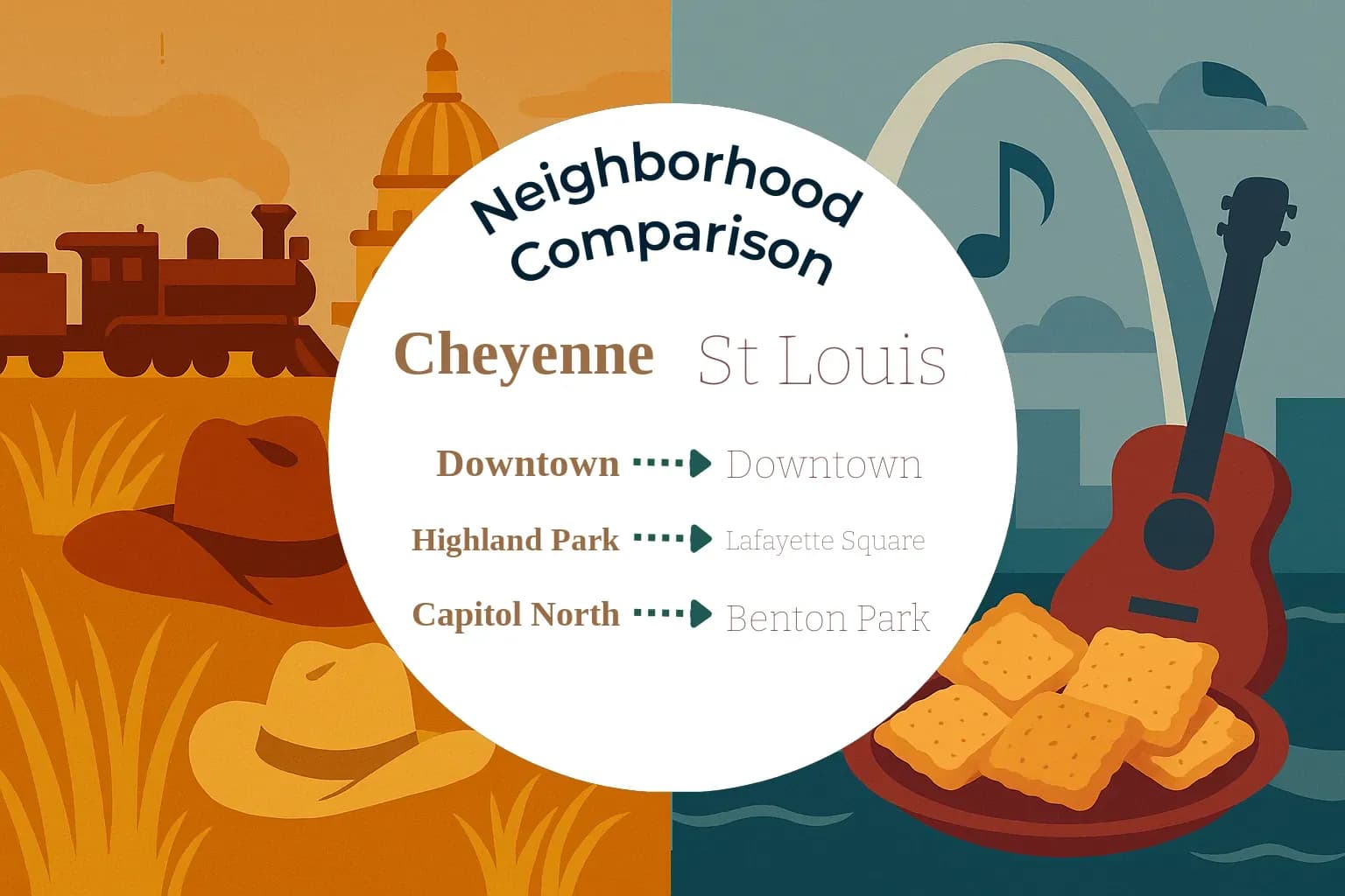 Cheyenne vs St. Louis Neighborhood Comparison