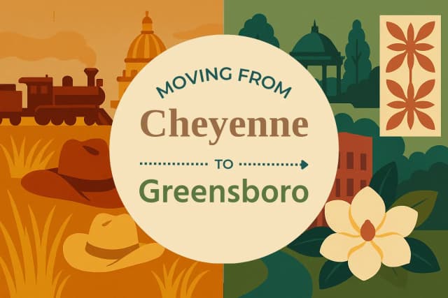 Moving from Cheyenne to Greensboro
