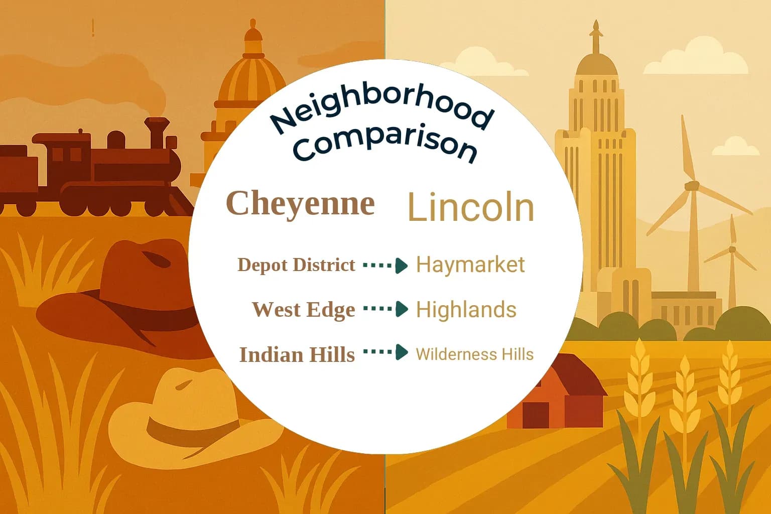 Cheyenne vs Lincoln Neighborhood Comparison