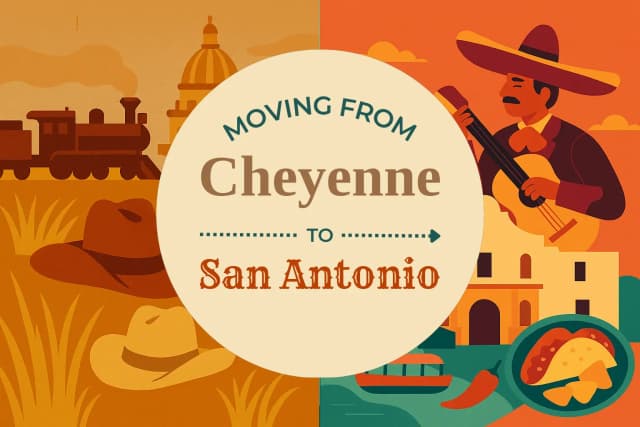 Moving from Cheyenne to San Antonio