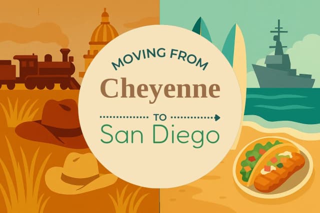 Moving from Cheyenne to San Diego