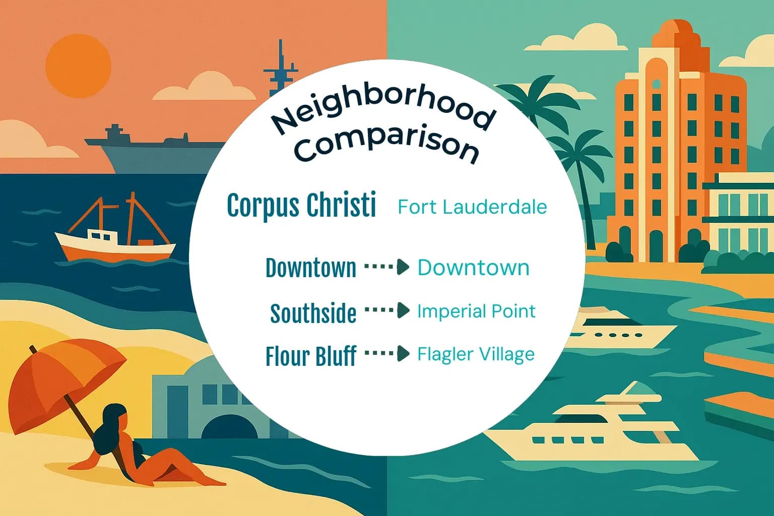 Corpus Christi vs Fort Lauderdale Neighborhood Comparison