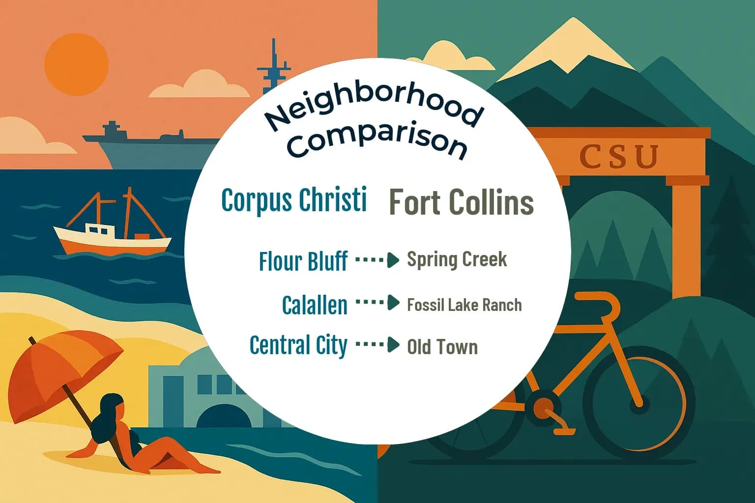 Corpus Christi vs Fort Collins Neighborhood Comparison