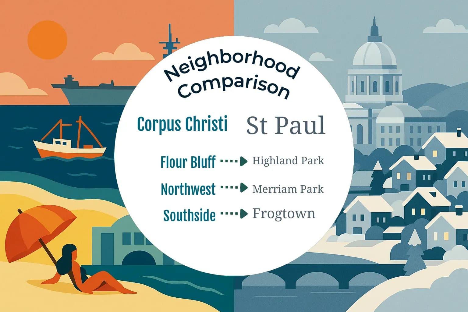 Corpus Christi vs St. Paul Neighborhood Comparison
