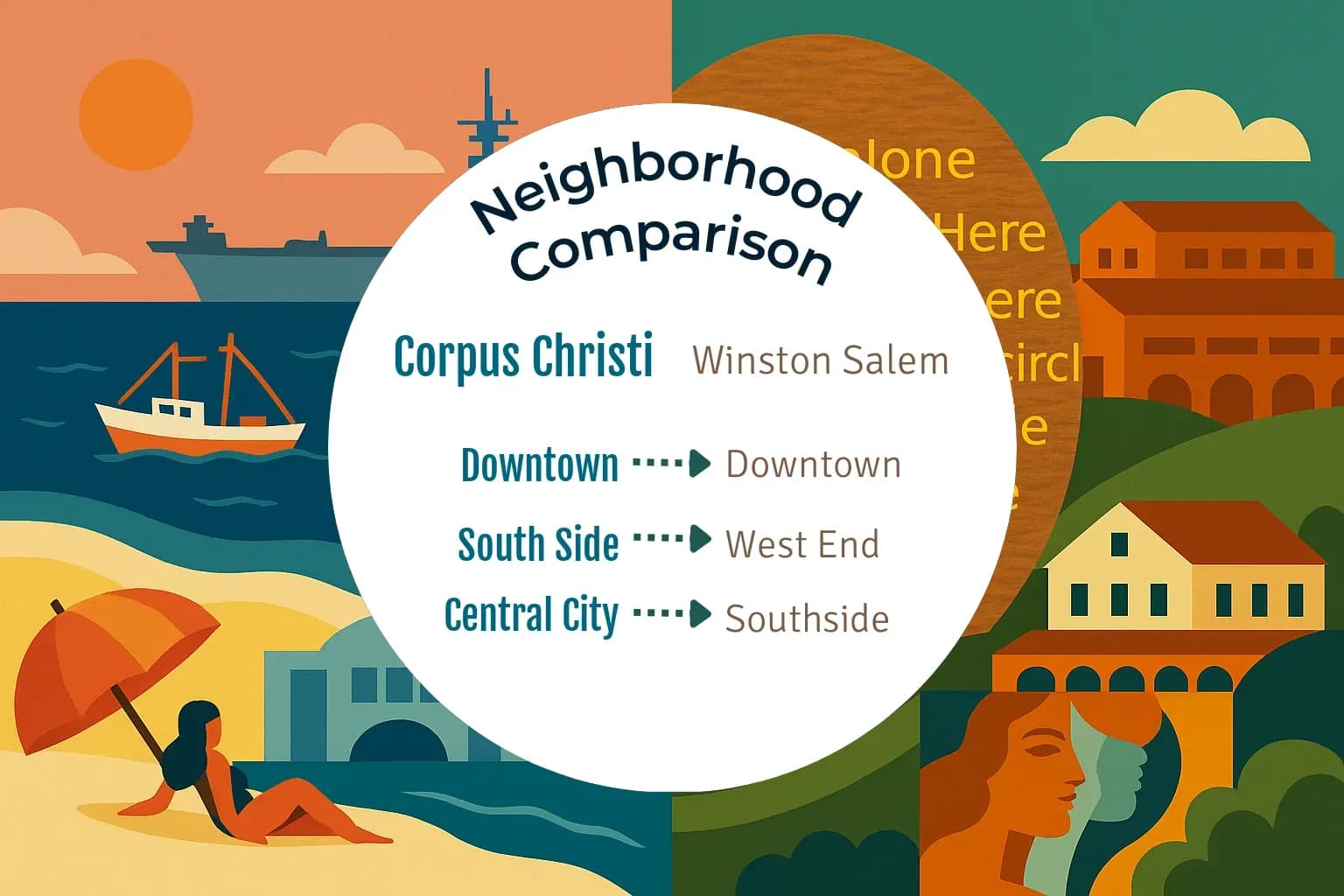 Corpus Christi vs Winston Salem Neighborhood Comparison