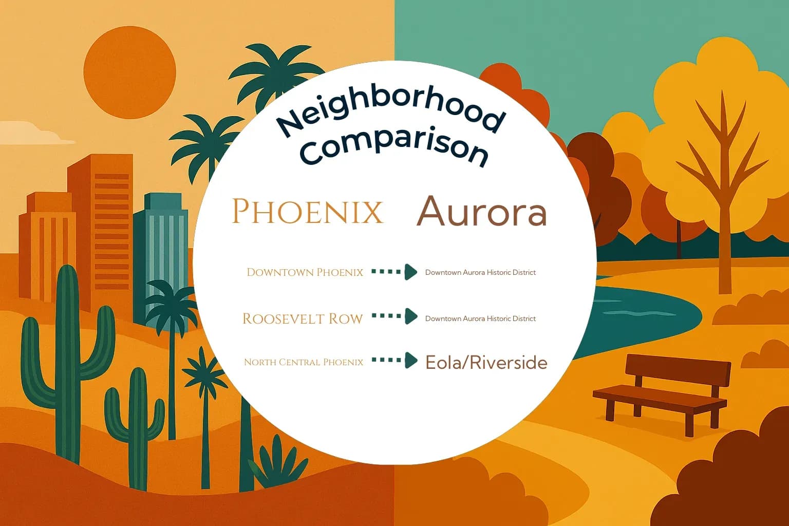 Phoenix vs Aurora Neighborhood Comparison