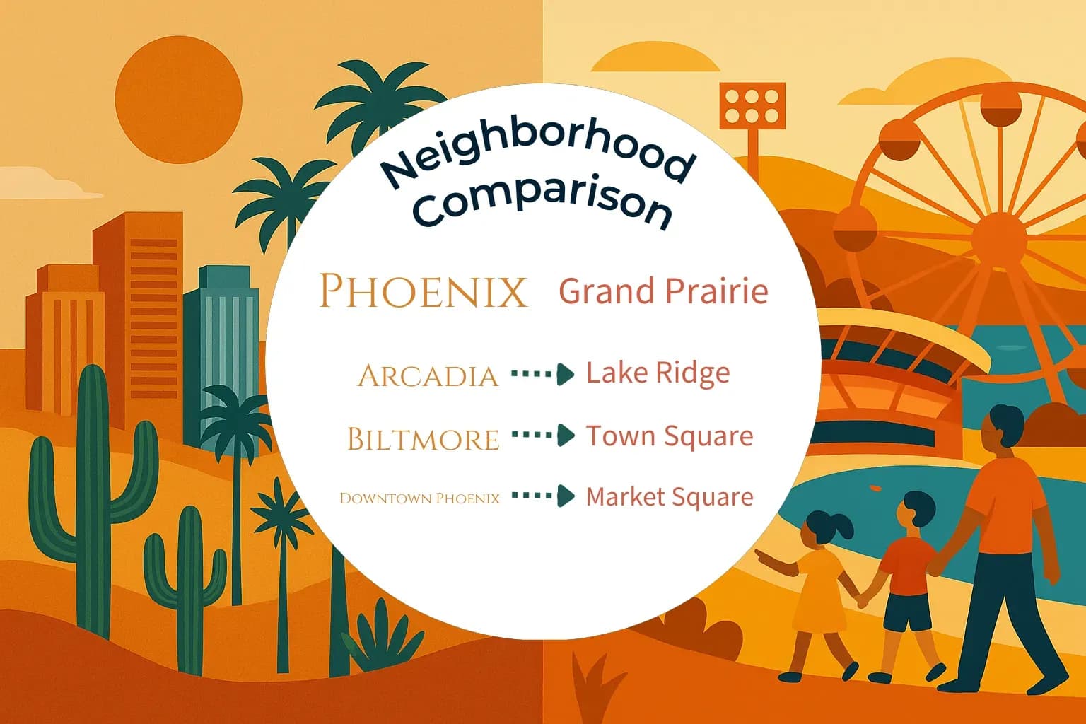 Phoenix vs Grand Prairie Neighborhood Comparison