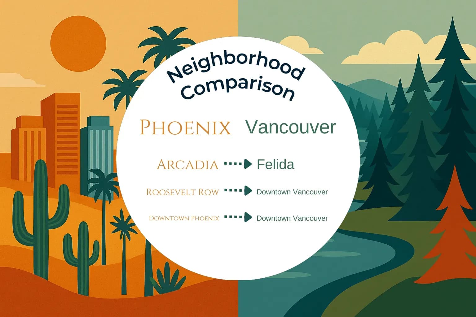 Phoenix vs Vancouver Neighborhood Comparison