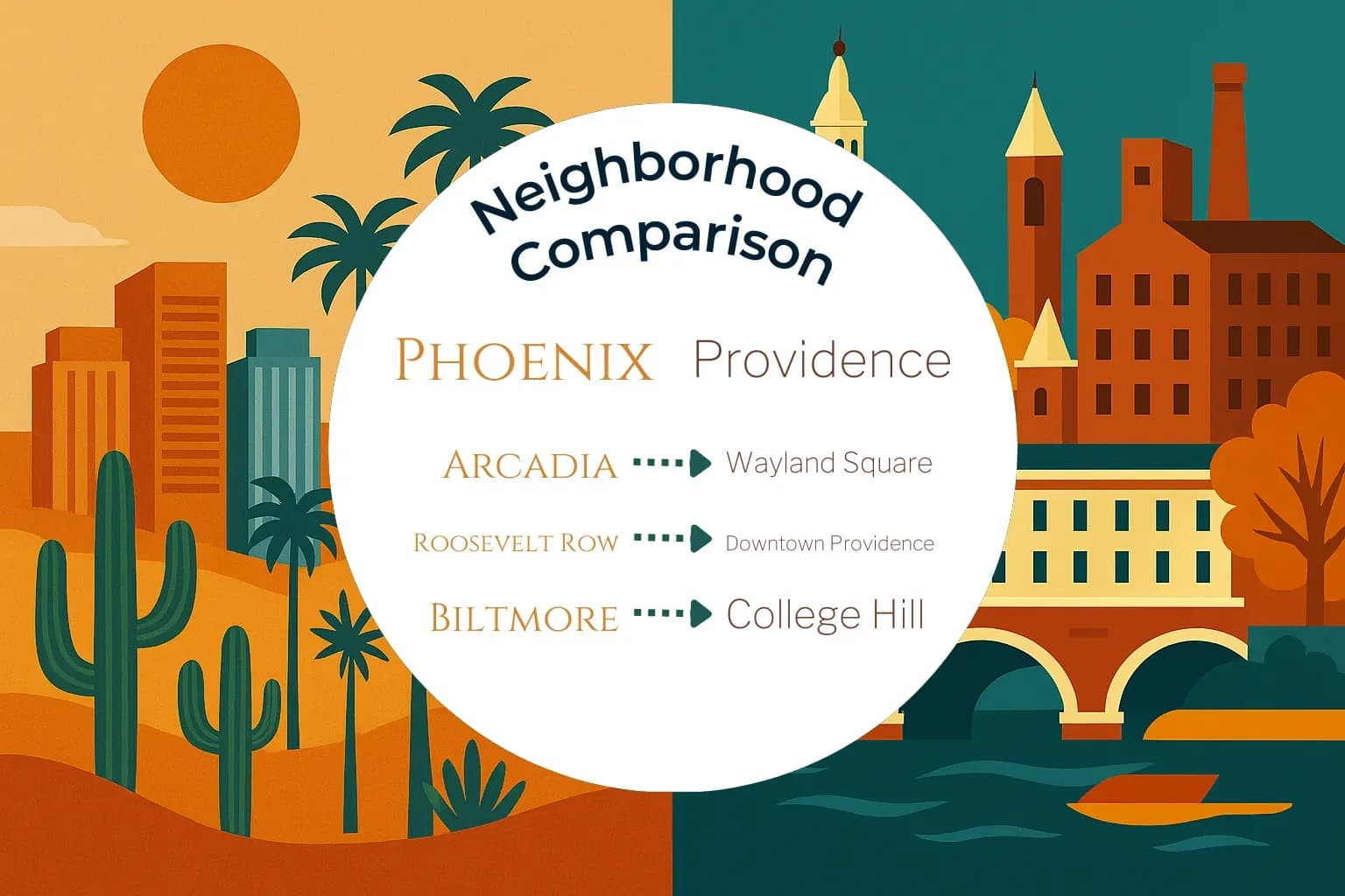 Phoenix vs Providence Neighborhood Comparison
