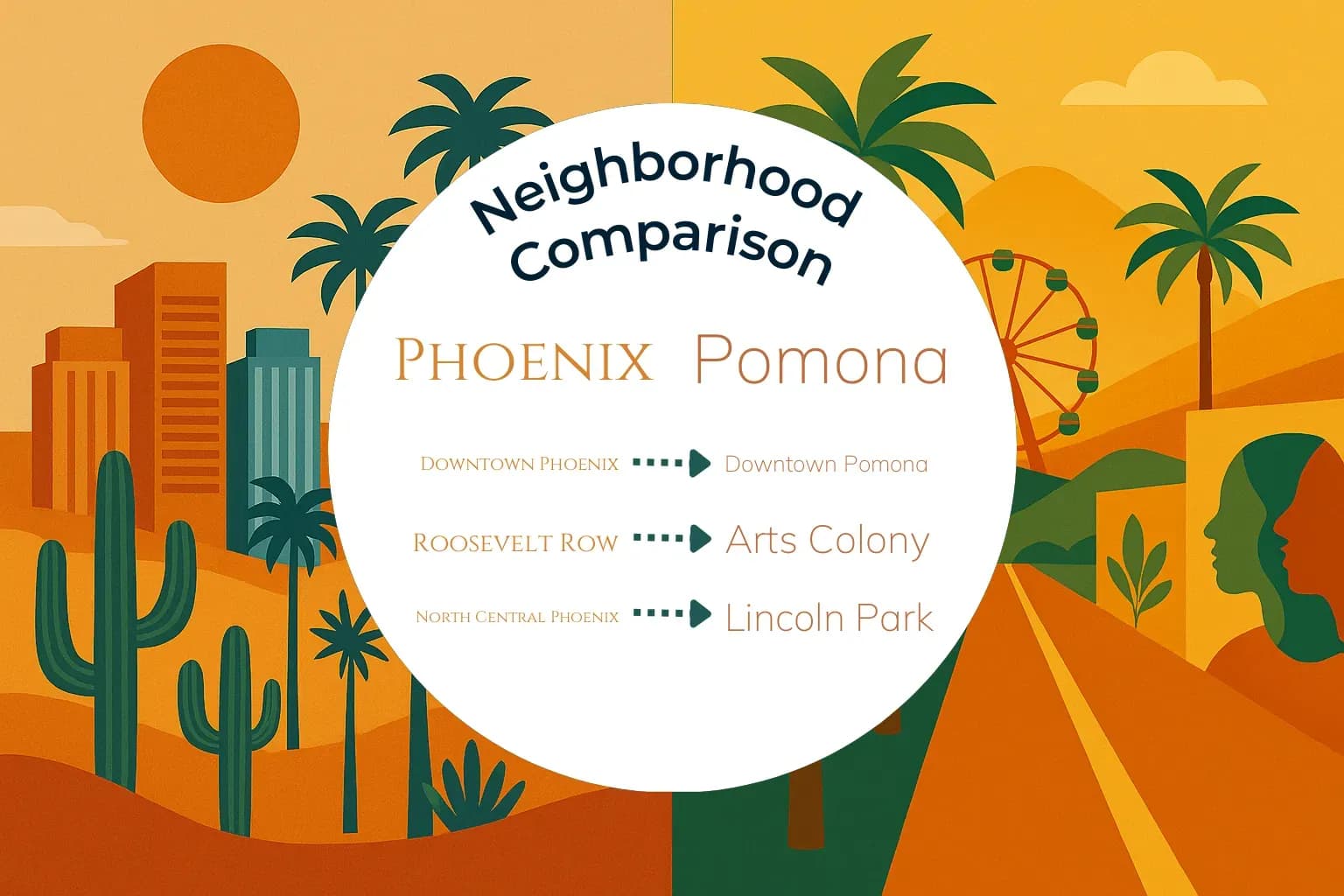 Phoenix vs Pomona Neighborhood Comparison